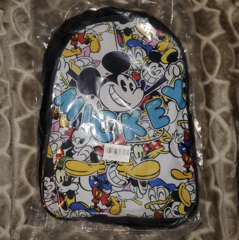 NIB Disney Mickey Mouse Show Graphic Front Bookbag - Picture 2 of 8